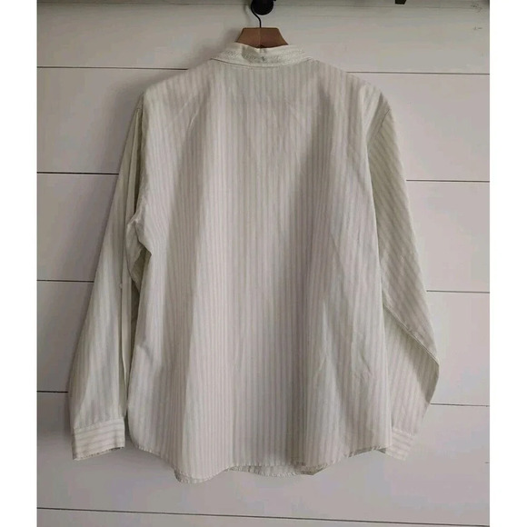 VTG Napa Valley Blouse Embroidered Flowers Buttefly Birds Button Cottagecore L - Picture 5 of 14